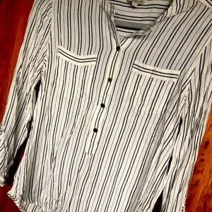 Lucky Brand Stripped Button up
